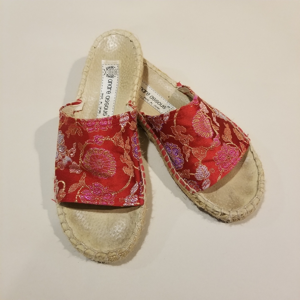 Red Slip on Espadrilles
